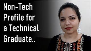 How to get a non technical job as a btech graduate | Career after engineering