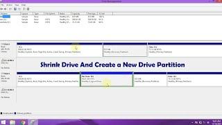 How to Shrink Volume Drive and Create a New Drive Partition in Windows