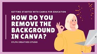 How to Remove the Background from Images in Canva | Canva for Beginners