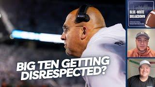 Is the Big Ten DISRESPECTED in College Football Playoff discussion? + Penn State rank reaction