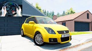 Suzuki Swift Sport 2010 | BeamNG Drive | Logitech G29 Gameplay