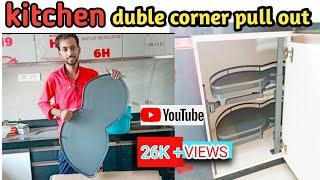 ebco corner pull out//kitchen S corner buscet &magic corner fitting setup full review #ebco#kitchen