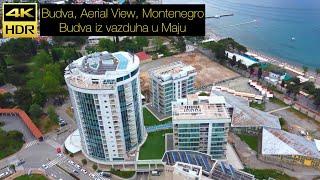 Budva [Aerial View] Montenegro Crna Gora May 2023 - Budva iz vazduha u Maju