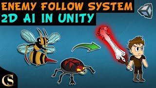 Unity AI Enemy Following System 2D