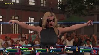 WWE 2K23 Junko, Mina, And Jenny VS Peach, Black Canary, And Hekapoo Extreme 2 out of 3 Falls