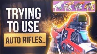 Destiny TRYING TO USE GODROLL AUTO RIFLES - My Angriest Video I Have Made