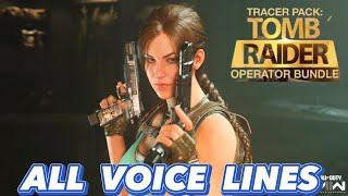 New Operator Tomb Raider [ Lara Croft ] All Voice Lines Modern Warfare 2 & Warzone 2
