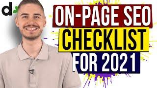 On-Page Seo Checklist For 2021  The Complete Guide