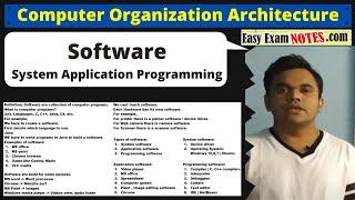 Software in Hindi English | System | Application | Programming | Jayesh Umre | EasyExamNotes.com