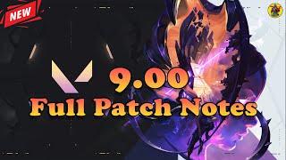 VALORANT 9.00 Full Patch Notes | VALORANT PC And CONSOLE Update | @AvengerGaming71