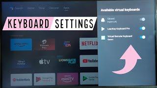 Android TV Keyboard Settings