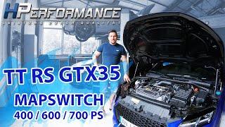 AUDI TTRS 8S GTX35 mit Mapswitch 400 / 600 / 700 PS