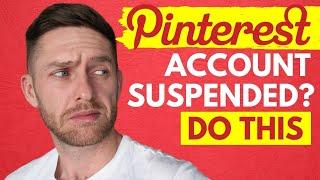 Pinterest Account Suspended? Here's How I Got My Blocked Pinterest Account Reactivated