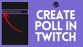 How to Create Poll in Twitch 2024 (EASY!) | Create A Poll on Twitch