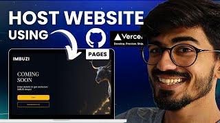 How to Host a Website on Github Pages & Vercel? (FREE) | Ali Solanki