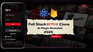 Build a Netflix Clone with AI Tools: Full Stack ReactJS + Firebase Tutorial