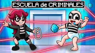 ESCUELA de SOLO CRIMINALES en Minecraft... ️‍️ BEBÉ NOOB