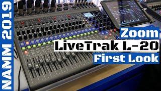 NAMM 2019: Zoom LiveTrak L-20 Digital Mixer & Multitrack Recorder | SYNTH ANATOMY