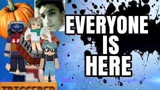Everyone is here!  (Blockman Go Youtubers Version) (Blockman Go:Blocky Mods)