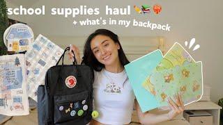 SCHOOL SUPPLIES HAUL 2021! what's in my backpack for senior year :)