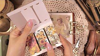 ASMR 소리맛집 빈티지 다꾸 팅글 Scrapbooking Journaling Relaxing Sounds 1hour 수면 영상 Crinkle