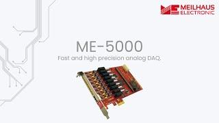 ME-5000 Serie | Schnelle und hoch-präzise Analog-Datenerfassung