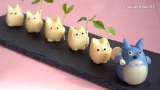 Chu Totoro and Mini Totoro Potato Treats | clarakitchen21