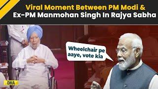 Manmohan Singh Death News: When PM Modi Meet Ex-PM Manmohan Singh In Rajya Sabha, Video Goes Viral