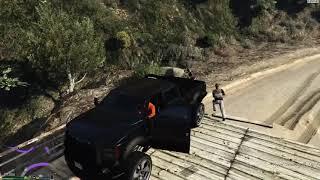 Climbing Mt. Chiliad in Matthew's Truck