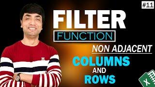 Filter Function Non Adjacent Columns and Rows | Filter Function with AND OR