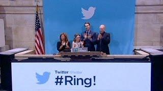 Twitter: Son entrée triomphale en bourse à Wall Street