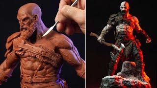 Sculpting KRATOS | God Of War 4 - Timelapse