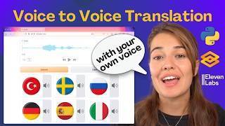 Build an AI Voice Translator: Keep Your Voice in Any Language! (Python + Gradio Tutorial)