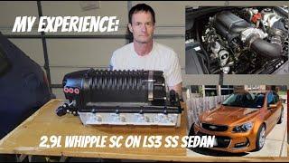 Whipple 2.9L Supercharger on LS3 Chevy SS