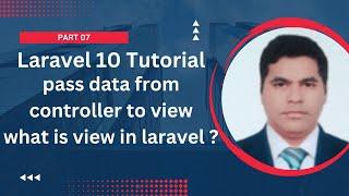 how to pass data from controller to view - laravel tutorial