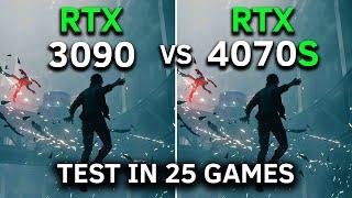 RTX 3090 vs RTX 4070 SUPER | Test In 25 Games at 1440p | 2024