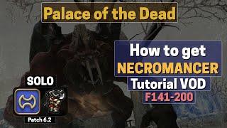 How to Solo PotD & get Necromancer on WAR Tutorial / Guide - Floors 141 to 200 - Endwalker