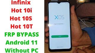 infinix X659B(Hot 10i/Hot10S/Hot 10T)FRP Bypass Android 11 New Method 100% Ok | infinix x659b frp