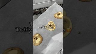 Make Teddy Bear Cookies with me! #cookies #homemadefood #sugarcookies #chocolatechipcookies