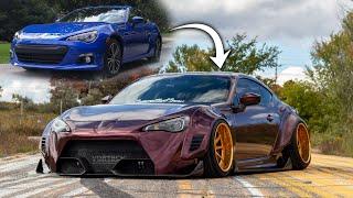 Building a BRZ in 10 MINUTES! *INSANE TRANSFORMATION*