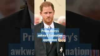 Prince Harry: *so awkward* at King Charles' Coronation