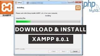 How to Install XAMPP Server on Windows 10/8/7 etc in hindi in 2021 | XAMPP 8.0.1 Step by Step Setup