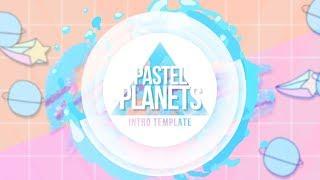 PASTEL PLANETS INTRO TEMPLATE (NO TEXT)