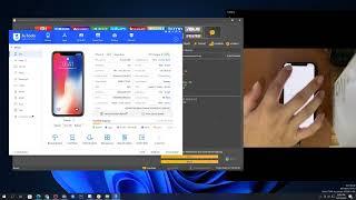 Iphone X IOS 16 2 Ramdisk Bypass Passcode Full Signal By UnlockTool