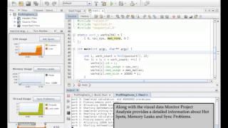 Performance Analysis with Project Monitoring in the Oracle Solaris Studio IDE