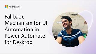 Fallback Mechanism for UI Automation in Power Automate for Desktop