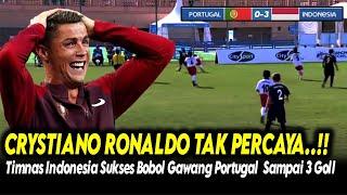 PORTUGAL DIBOBOL 3 GOAL !! Timnas Indonesia Berhasil MEMBORBARDIR Negara CR7 di Ajang DNC 2015