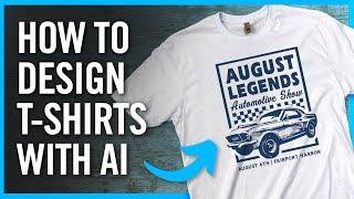 How To Design T-Shirts With AI Using Free Online Tools (Artificial Intelligence)