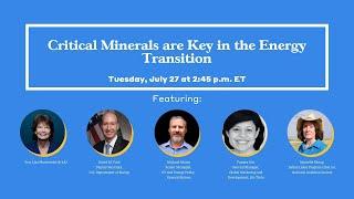 Critical Minerals are Key in the Energy Transition