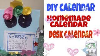 diy cute unicorn calendar. home desk.calendar. very easy